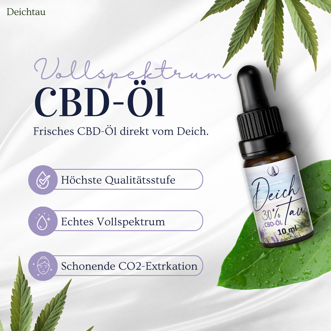 Deichtau CBD-Öl 30% Vollspektrum