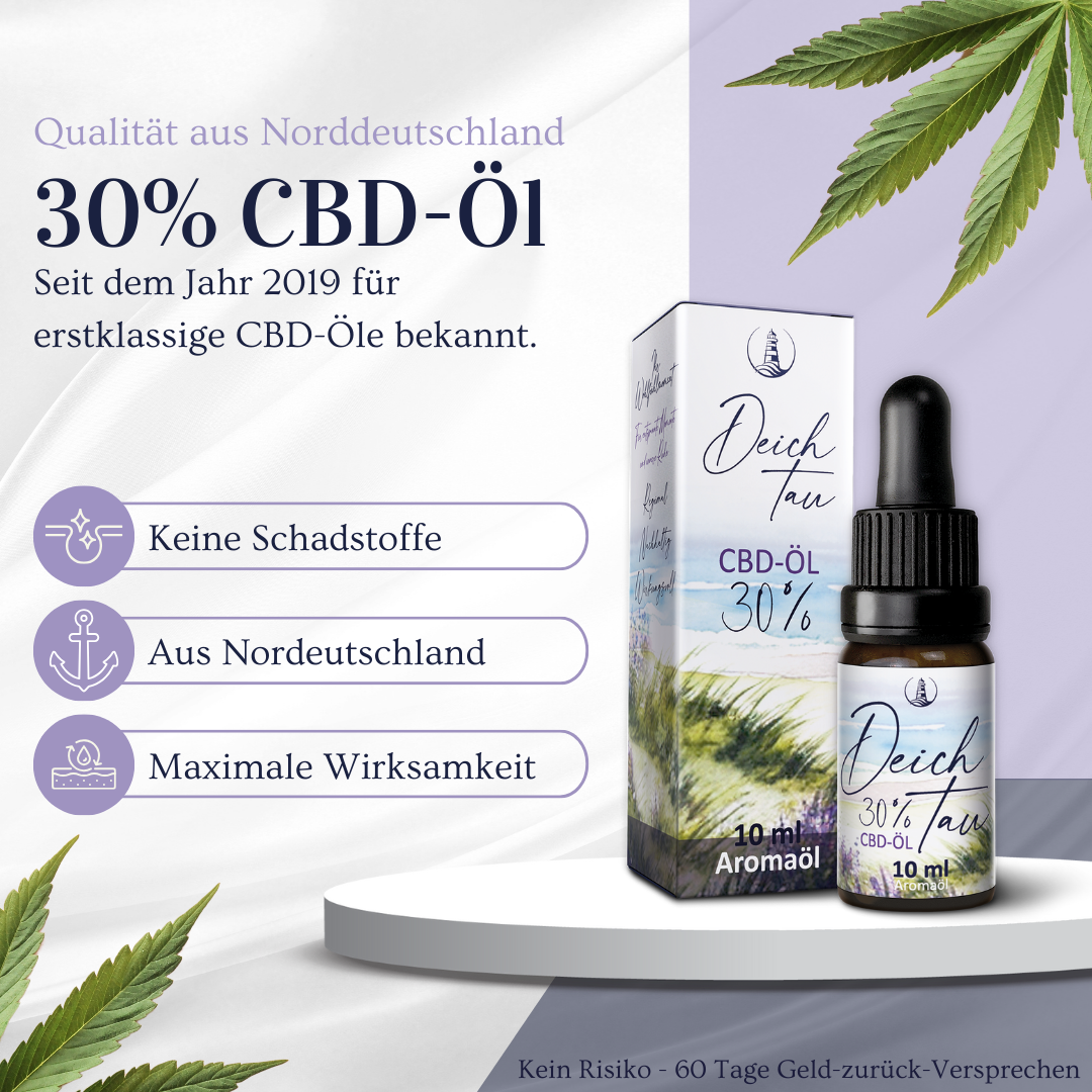 Deichtau CBD-Öl 30% Vollspektrum