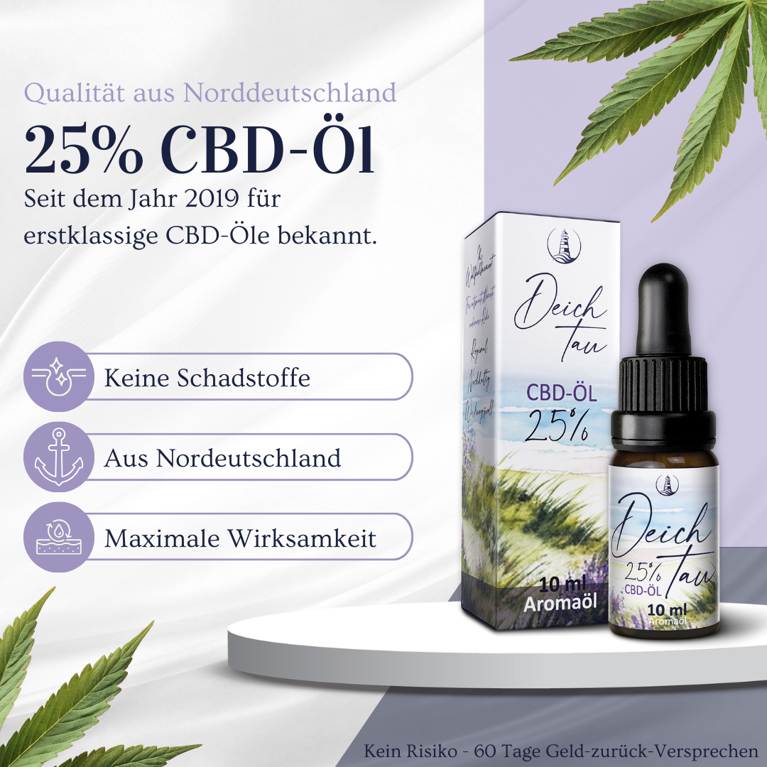 Deichtau CBD-Öl 25% Vollspektrum