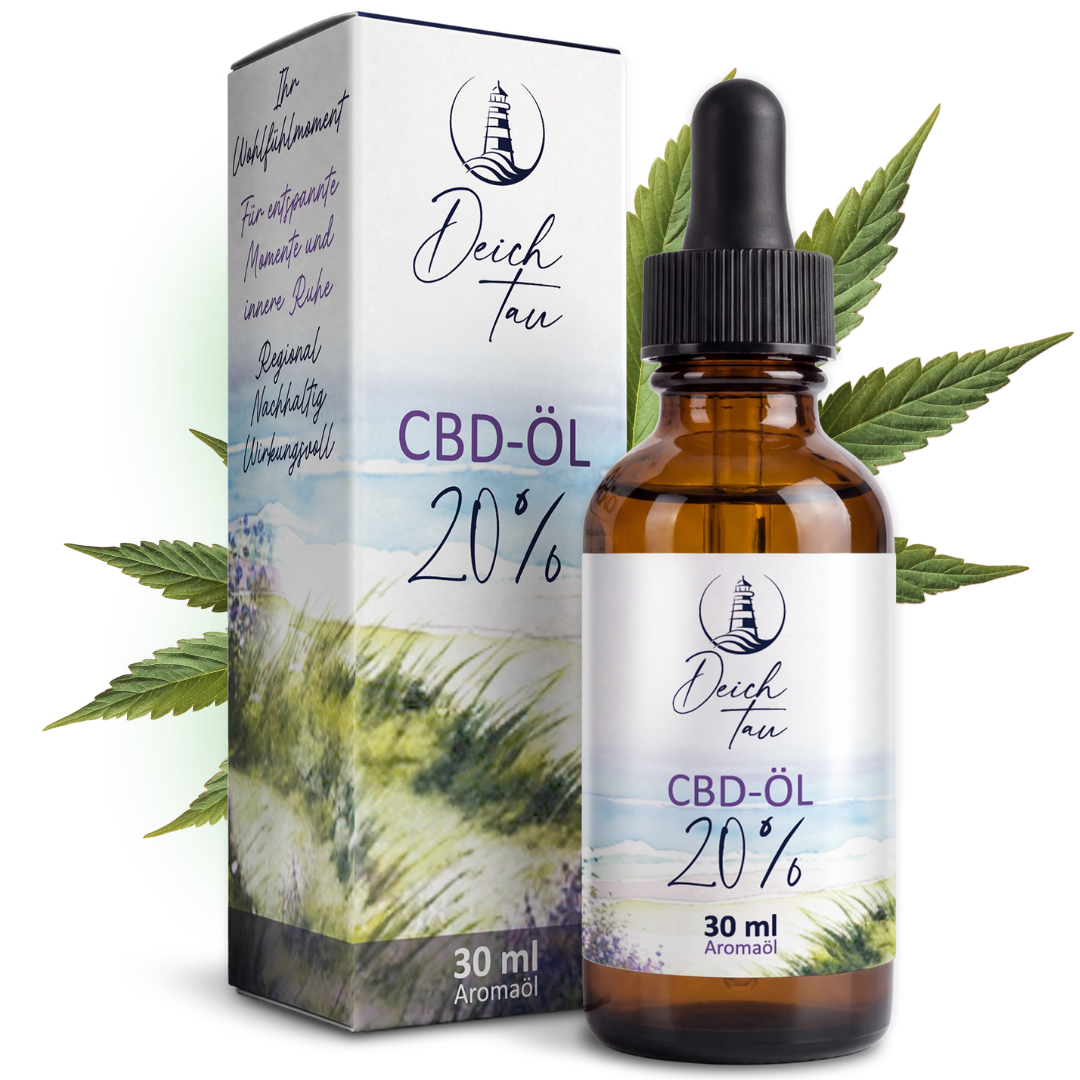 Deichtau CBD-Öl 20% Vollspektrum 30ml XL-Packung