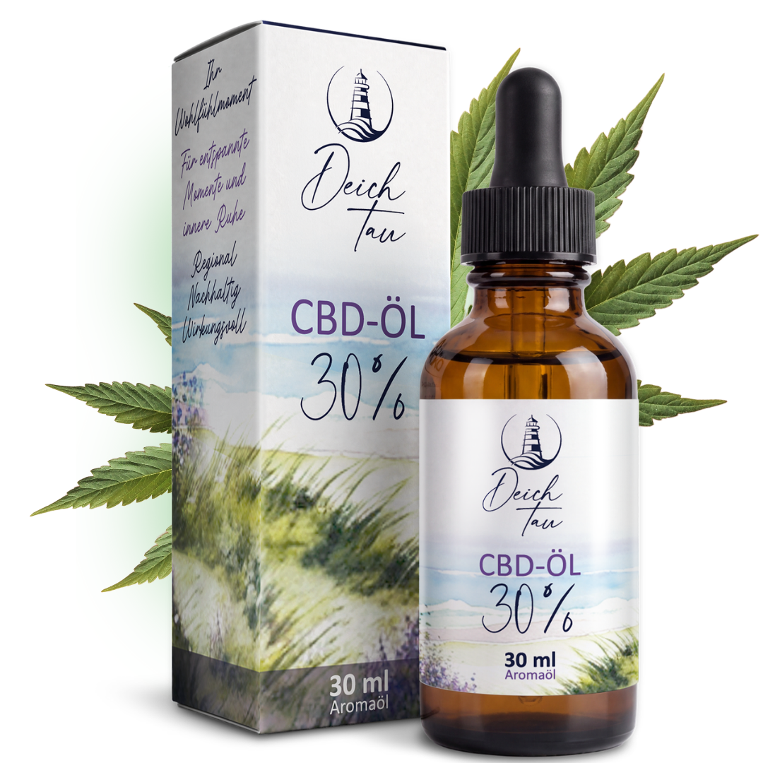 Deichtau CBD-Öl 30% Vollspektrum 30ml XL-Packung