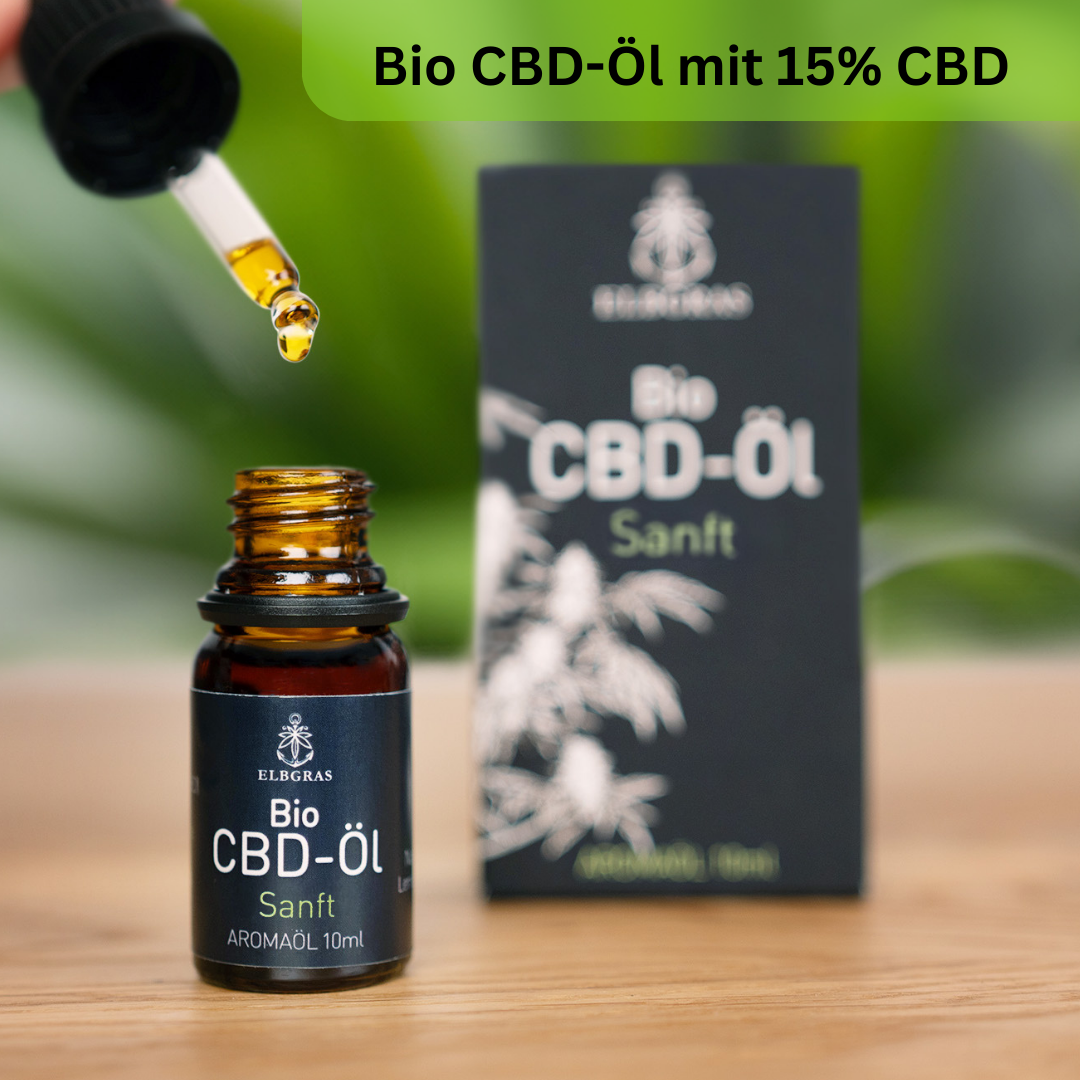 Elbgras Black Bio-CBD-Öl 15% Vollspektrum