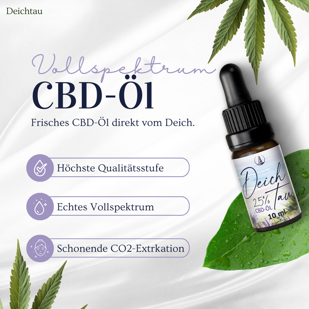 Deichtau CBD-Öl 25% Vollspektrum