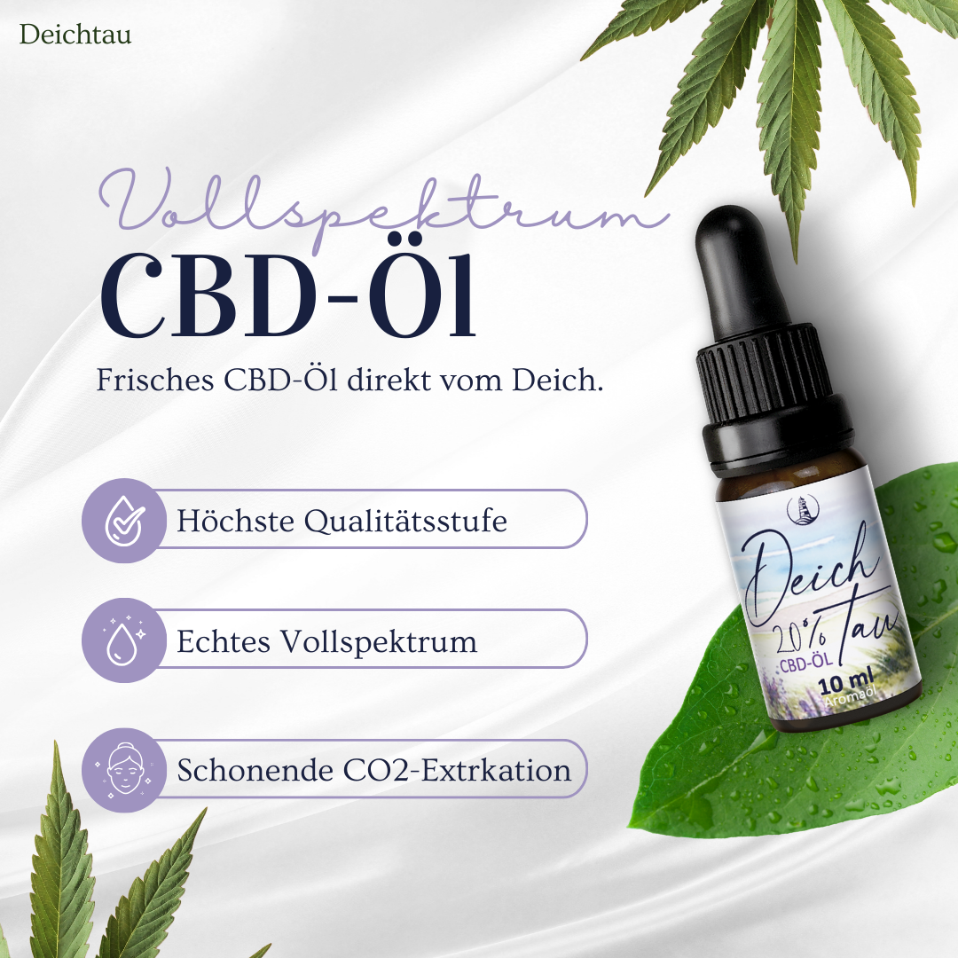Deichtau CBD-Öl 20% Vollspektrum