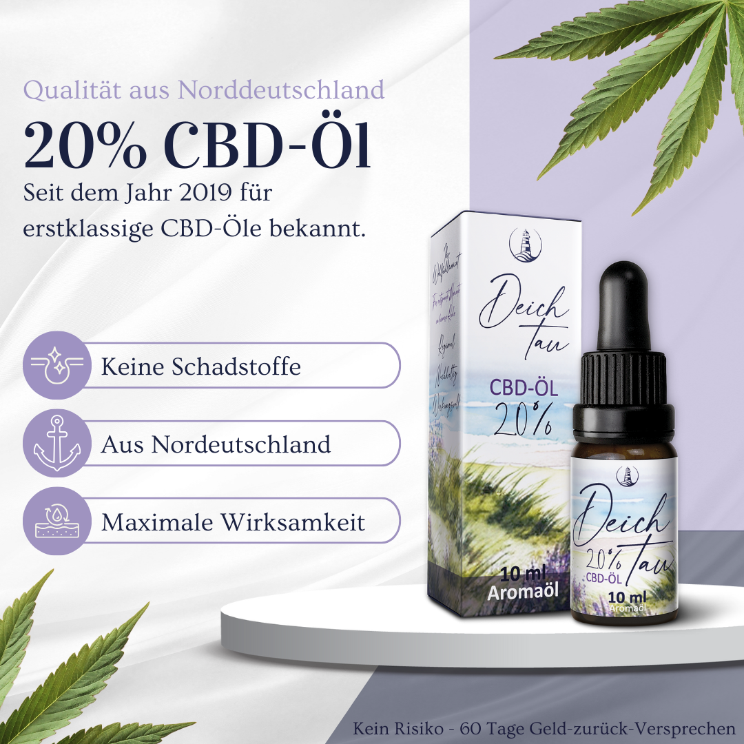 Deichtau CBD-Öl 20% Vollspektrum