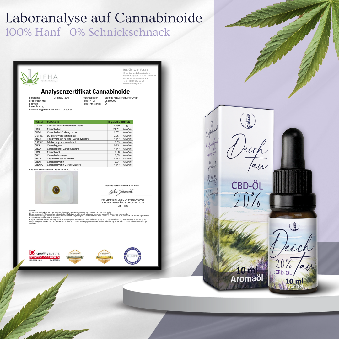 Deichtau CBD-Öl 20% Vollspektrum